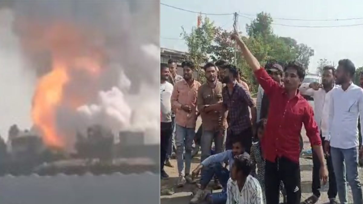 बारूद के ढेर पर हरदा: लोगों ने किया चक्काजाम, कहा- 1 किलोमीटर की दूरी पर आरोपी की दूसरी फैक्ट्री, बंद कराने की मांग