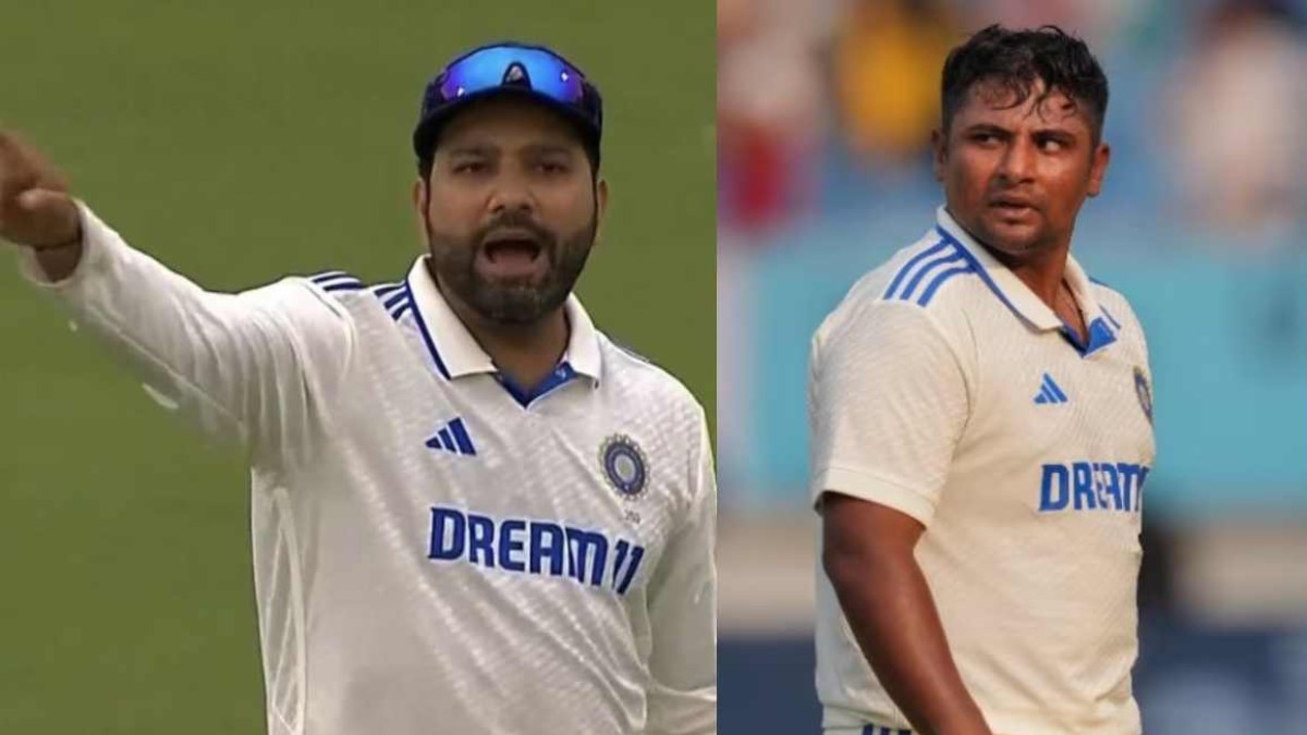 ‘ओए…हीरो नहीं बनने का’: बीच मैदान में Rohit Sharma ने Sarfaraz की जमकर लगा दी क्लास, VIDEO में देखें ‘हिटमैन’ ने ऐसा क्यों कहा…