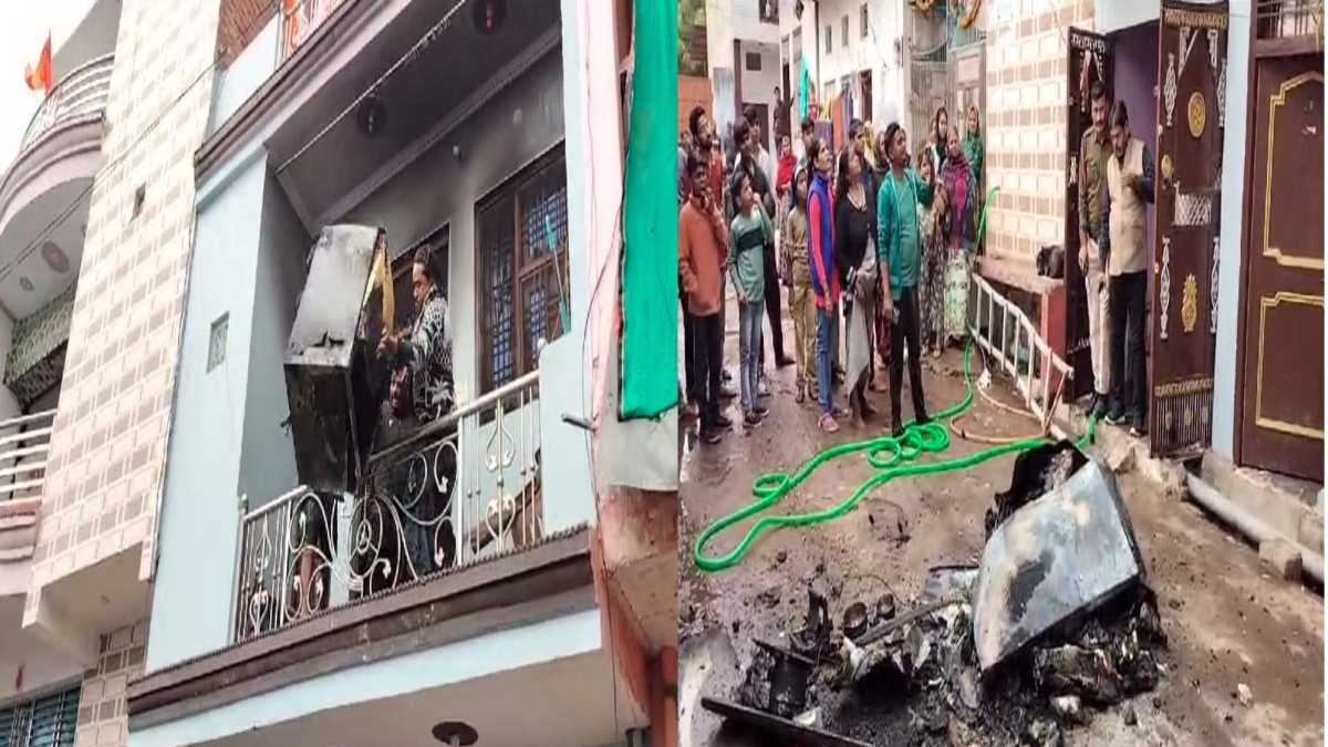 फ्रिज का कंप्रेसर फटने से घर में लगी आग, लाखों का सामान जलकर खाक, कोई जनहानि नहीं