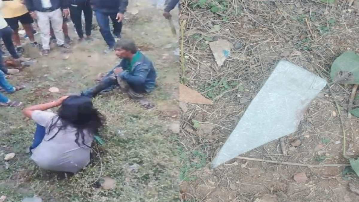 नशेड़ी ने धारदार हथियार से मासूम पर किया जानलेवा हमला, घायल अवस्था में बच्चा अस्पताल में भर्ती, आरोपी की जमकर हुई पिटाई