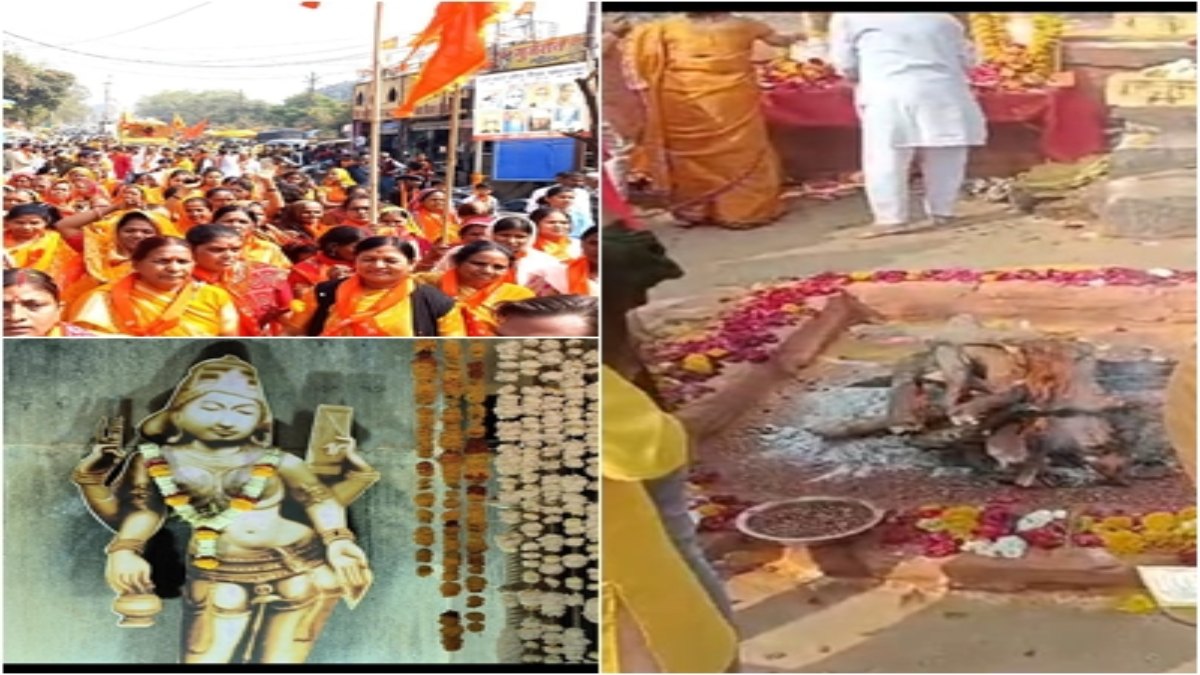 धार की भोजशाला में बसंत महोत्सव: सूर्योदय से शुरू हुआ दर्शन-पूजन का दौर, दुल्हन की तरह सजा परिसर 