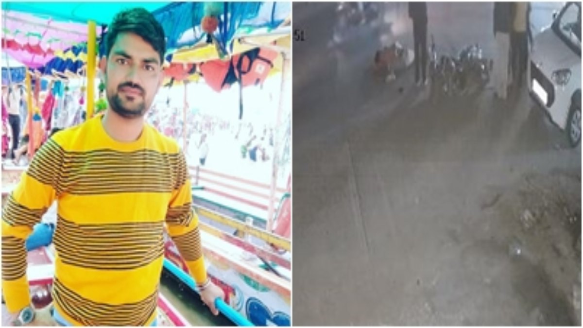 सड़क हादसे में बैंक कर्मचारी की मौत: तेज रफ्तार ट्रक ने बाइक को पीछे से मारी टक्कर, घटना CCTV कैमरे में कैद
