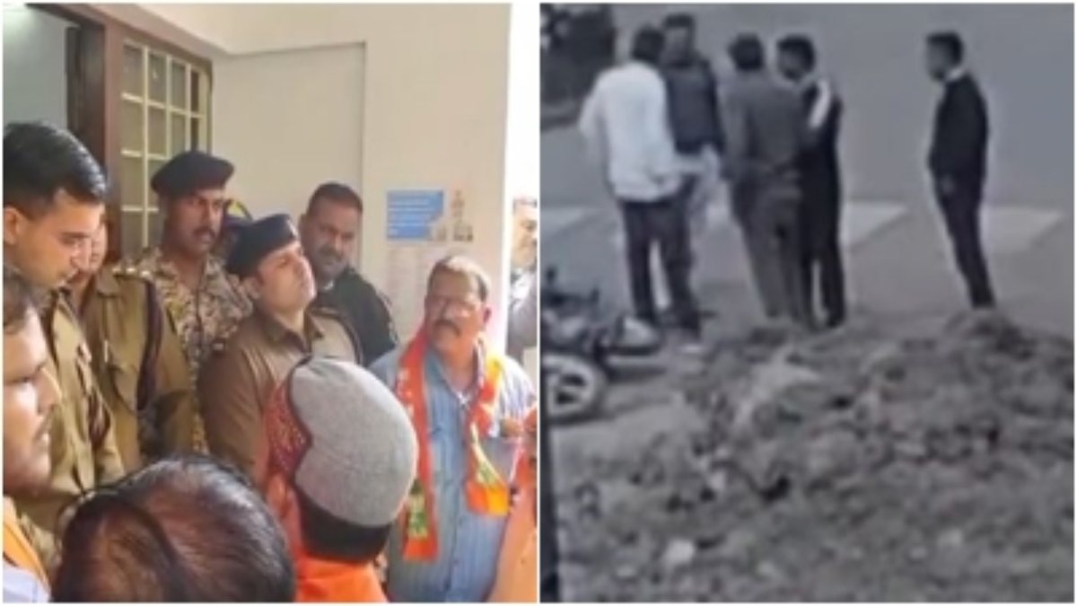 BJP पार्षद पर FIR का मामला: पुलिस के खिलाफ सड़क पर उतरे भाजपा कार्यकर्ता, एसपी हटाओ के लगाए नारे 