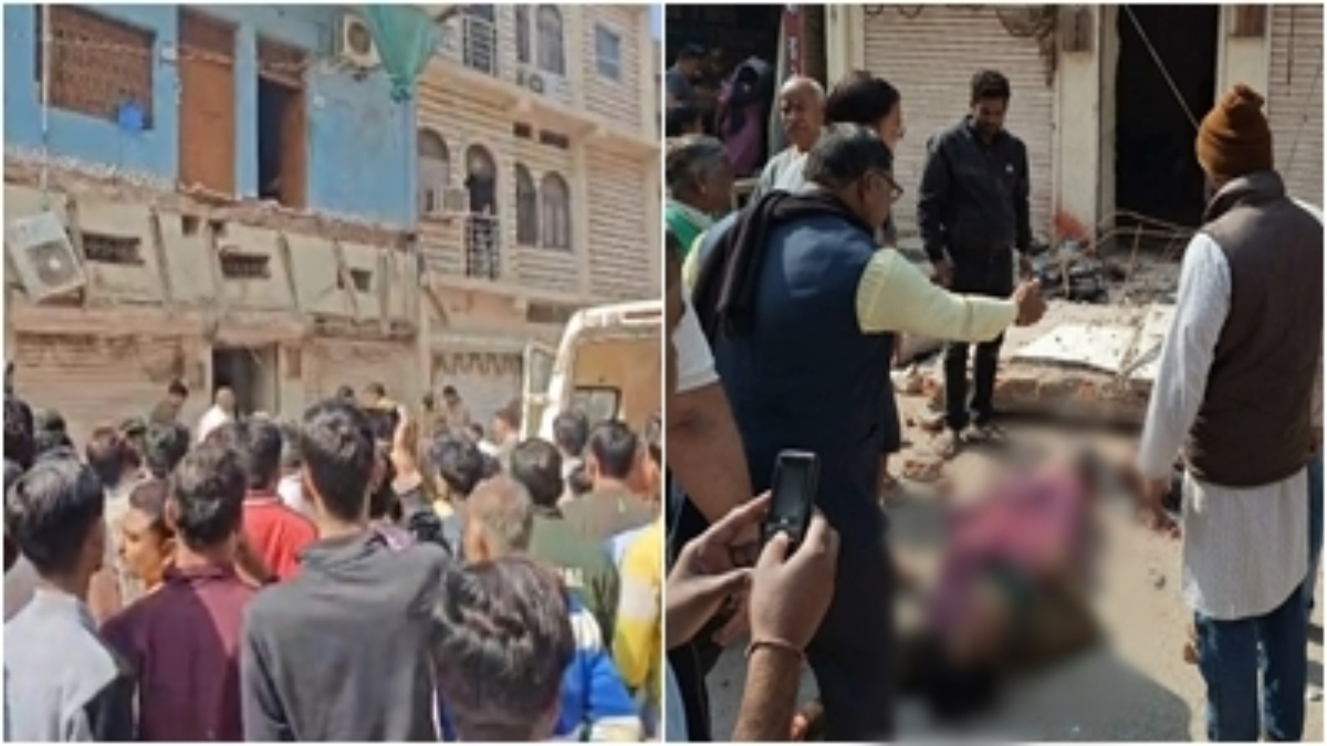 MP BIG BREAKING: भर-भराकर गिरा जर्जर भवन, कई लोग मलबे में दबे, स्कूल जाने के लिए खड़ी नातिन और दादी की मौत