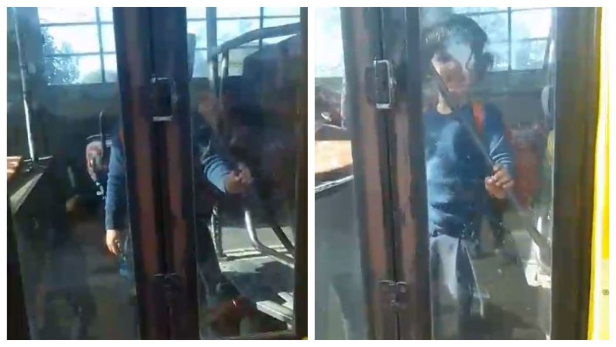 Video: स्कूल बस में बच्ची के साथ घटी ये घटना, क्षेत्र में मचा हड़कंप, जानें पूरा मामला