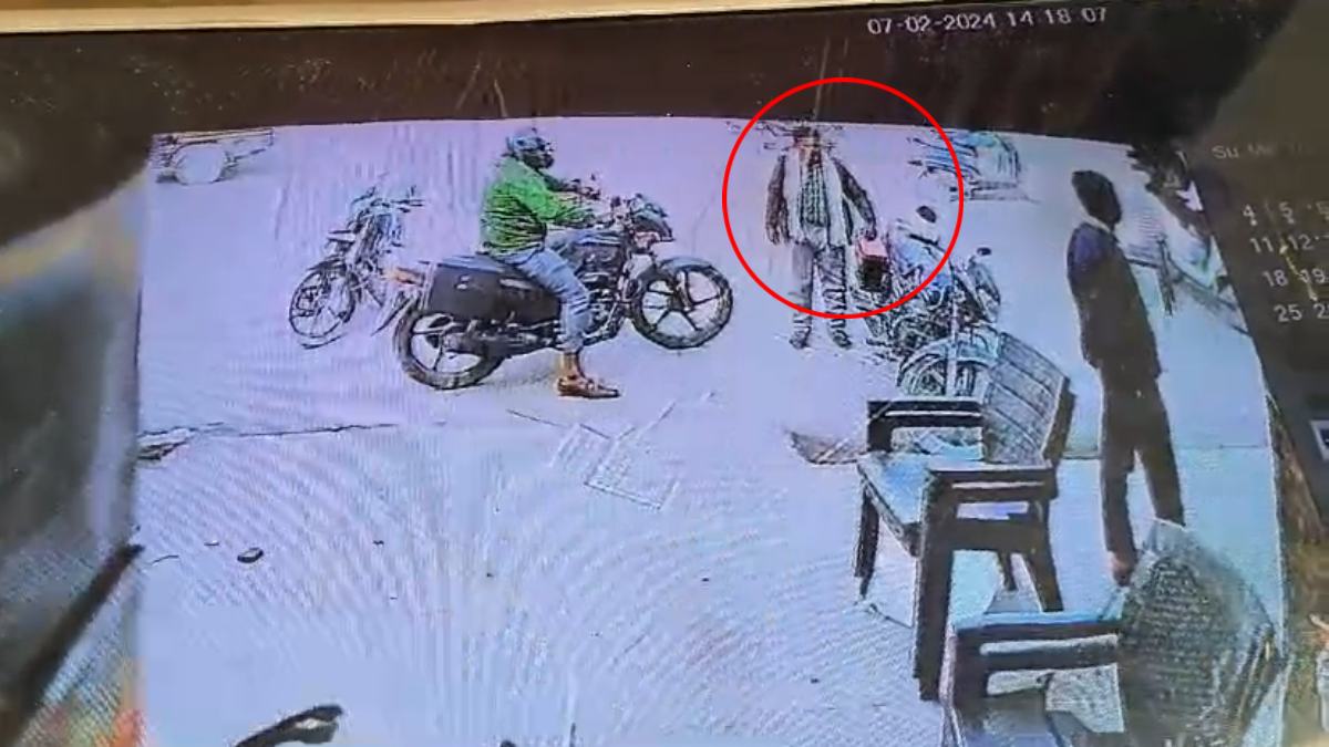 MP Crime: बाइक की डिग्गी से 1 लाख कैश पार, बदमाश फरार, CCTV में कैद