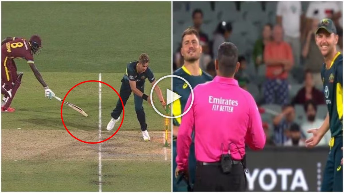 AUS vs WI 2nd T20I: ऑस्ट्रेलिया और वेस्टइंडीज के T20I मैच में दिखा अजीबोगरीब नजारा, क्रीज से बाहर रहने के बाद भी बल्लेबाज नहीं हुआ Run Out, वीडियो हुआ वायरल