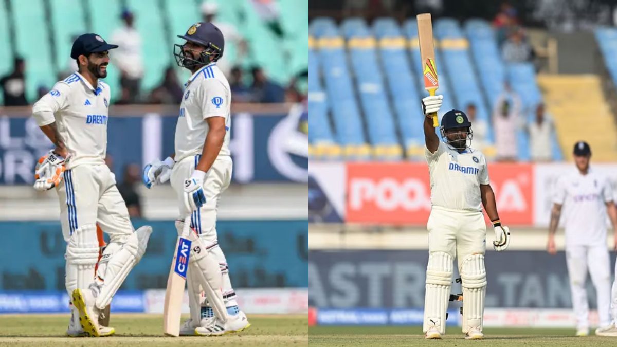 IND vs ENG 3rd Test: पहले दिन का खेल खत्म, भारत ने 5 विकेट खोकर बनाए 326 रन, रोहित-जडेजा ने जड़ा शतक, सरफराज ने डेब्यू में ठोकी तूफानी फिफ्टी