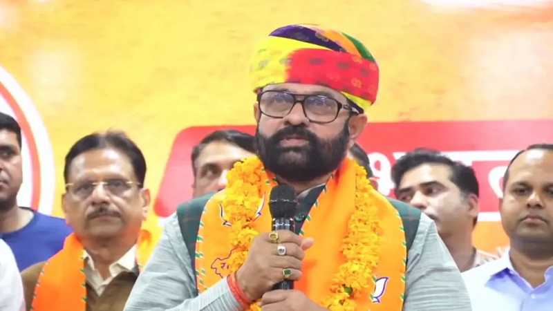Rajasthan News: कांग्रेस को छोड़ भाजपा में शामिल हुए महेंद्रजीत सिंह मालवीय