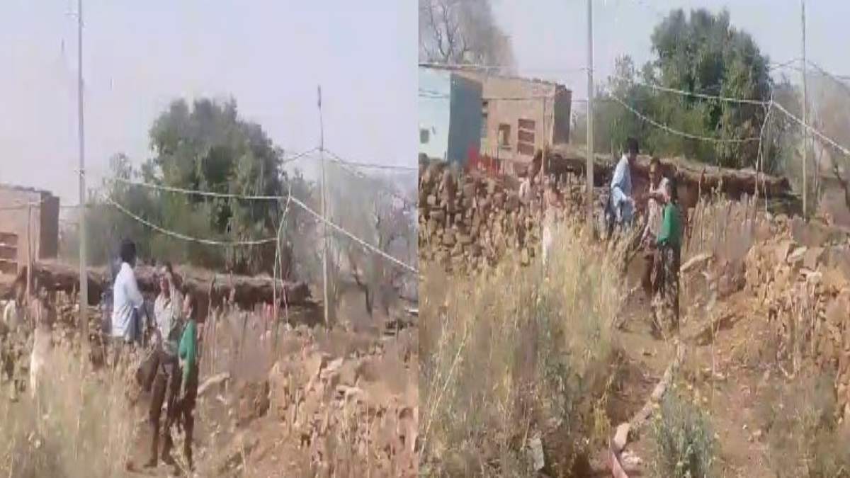 शिक्षक ने पटवारी को लाठी-डंडों से पीटा: थाने पहुंचा मामला, Video Viral