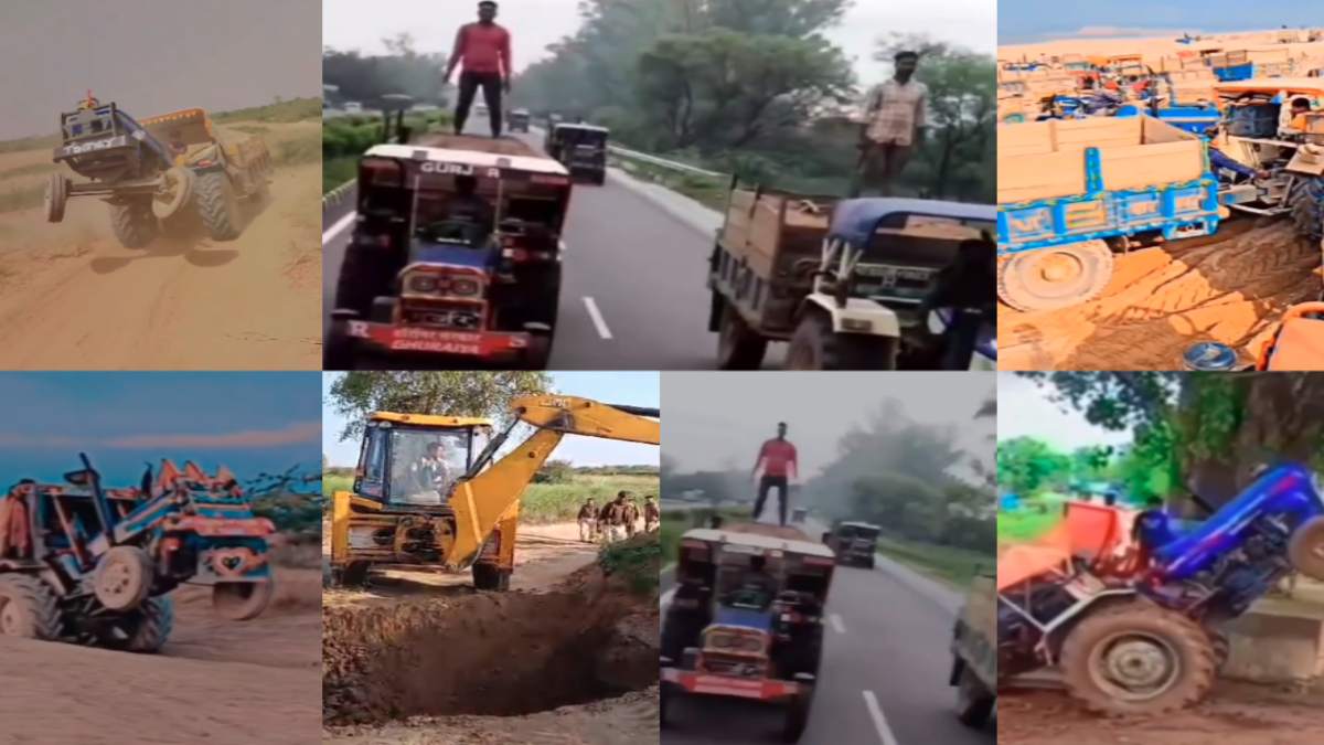 एक तो चोरी ऊपर से सीनाजोरी: रेत माफिया का स्टंट करते VIDEO वायरल, प्रशासन बेबस, खतरे में चंबल नदी