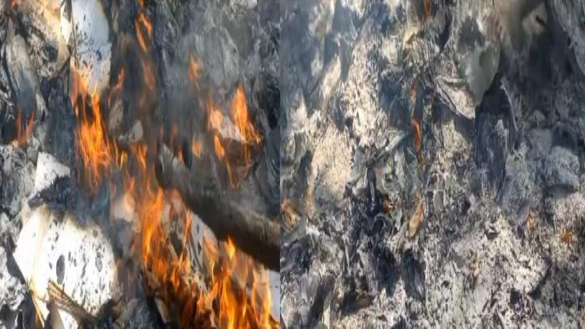 MP अजब है: कर्मचारियों ने सरकारी दस्तावेजों में लगाई आग, वरिष्ठ अधिकारियों को बिना जानकारी दिए कर दिया कांड