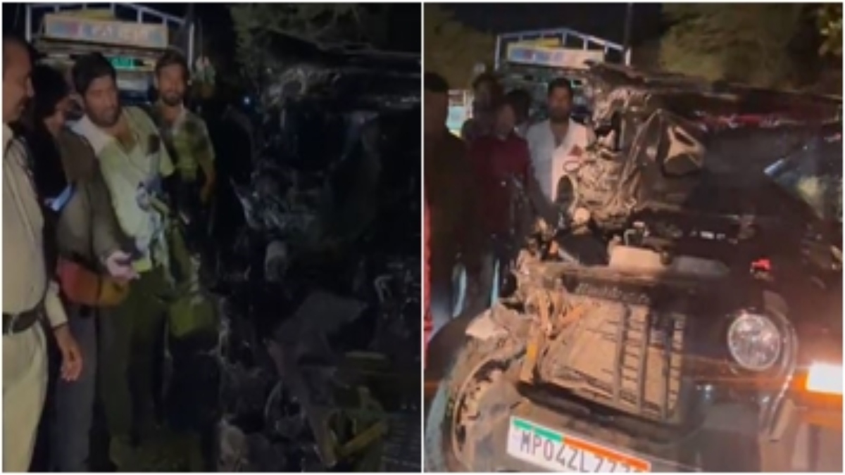 भीषण सड़क हादसा: तीन वाहनों की आपस में हुई  भिड़ंत, दो घायलों की स्थिति गंभीर