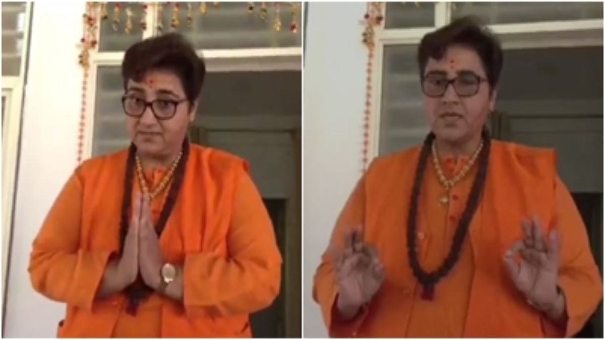 साध्वी प्रज्ञा ने मीडिया पर फोड़ा टिकट कटने का ठीकरा, कहा- आप लोग हमें बदनाम करते हो, मैं Media से हाथ जोड़ती हूं