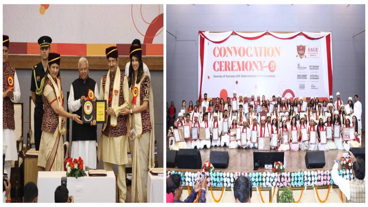 सेज विश्वविद्यालय का प्रथम दीक्षांत समारोह: राज्यपाल हुए शामिल, कहा- भारत 2047 तक ज्ञान-विज्ञान का विश्वगुरु बनेगा