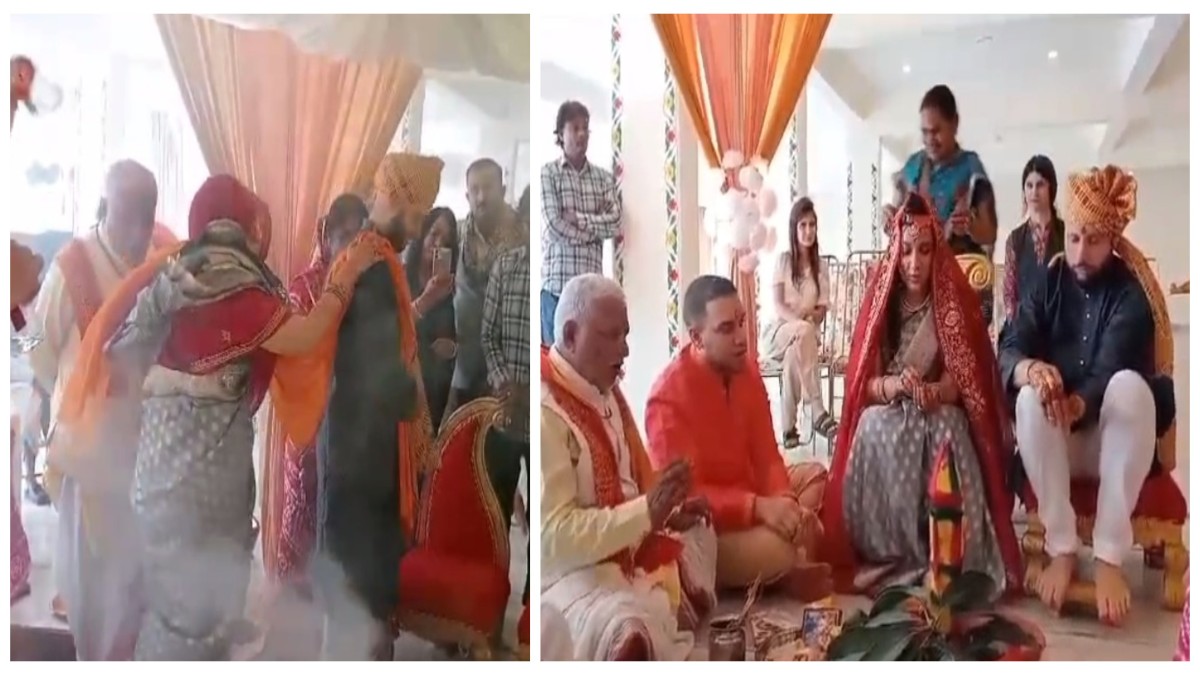 इटली से खजुराहो पहुंची बारात: गोईदो से पं. गोविंद शर्मा बना विदेशी दूल्हा, हिंदू रीति-रिवाज से रचाई शादी