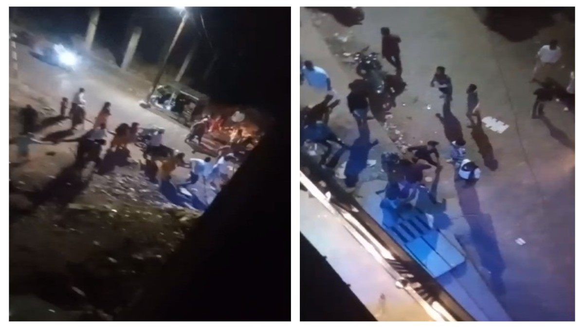 बर्थडे केक काटने से पहले बवाल: दो पक्षों में हुई जमकर मारपीट, Video वायरल