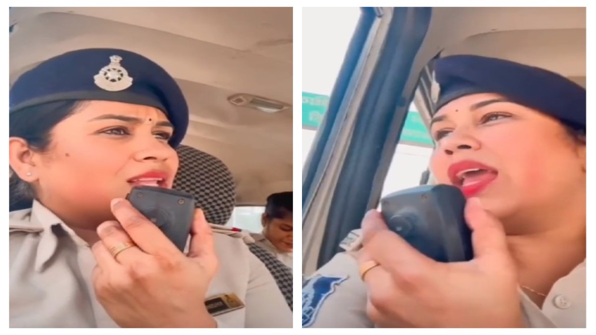 लेडी सब इंस्पेक्टर का लठमार होली का Video वायरल, कानून की छात्रा ने की कार्रवाई की मांग