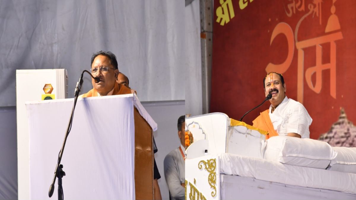 सीएम विष्णुदेव साय ने की कथा वाचक पं. प्रदीप मिश्रा को राज्य अतिथि का दर्जा देने की घोषणा, कहा- साधु-संतों के आशीर्वाद से हम छत्तीसगढ़ में सुशासन का राज कर रहे स्थापित