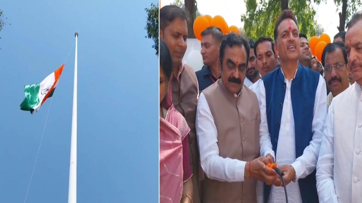 जबलपुर में फहराया MP का सबसे ऊंचा तिरंगा, मंत्री राकेश सिंह ने किया लोकार्पण
