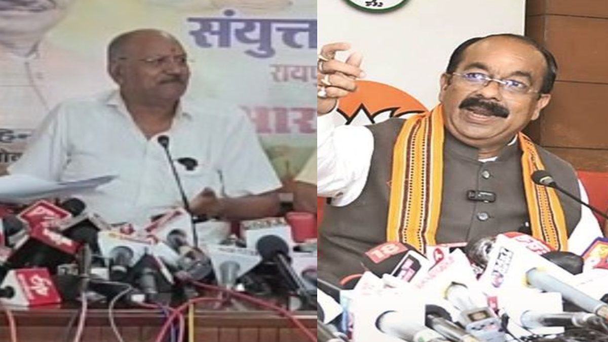 महादेव बेटिंग एप को लेकर बीजेपी की प्रेस कॉन्फ्रेंस : बृजमोहन बोले- अपने ही बुने हुए जाल में फंस गए भूपेश, गिरफ्तारी को लेकर अरुण साव ने कही ये बात