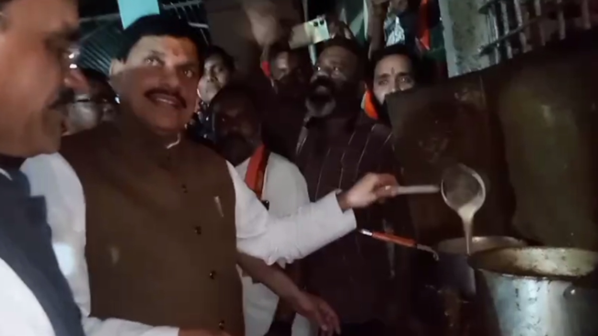 CM मोहन बने चायवाला: कार्यकर्ता के होटल में बनाई चाय, देखें VIDEO