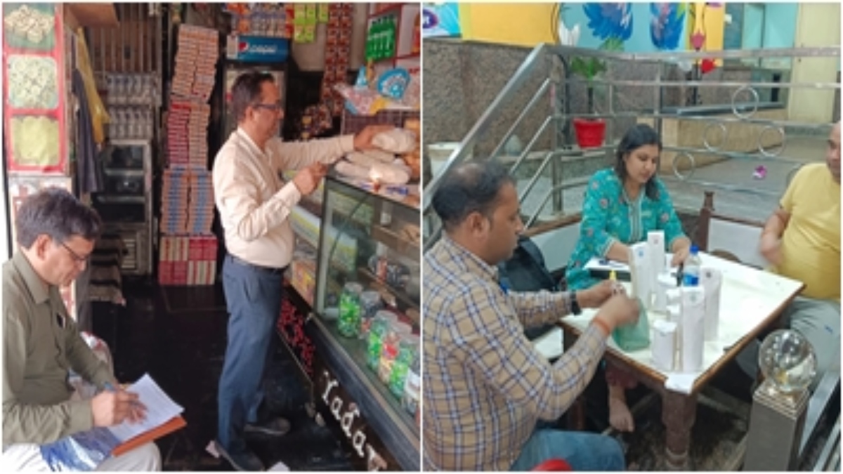 Food Department Raid: होली से पहले बड़ी कार्रवाई, टीम ने होटल और मिठाई की दुकान पर की छापामार कार्रवाई, जांच के लिए भेजे सैंपल 