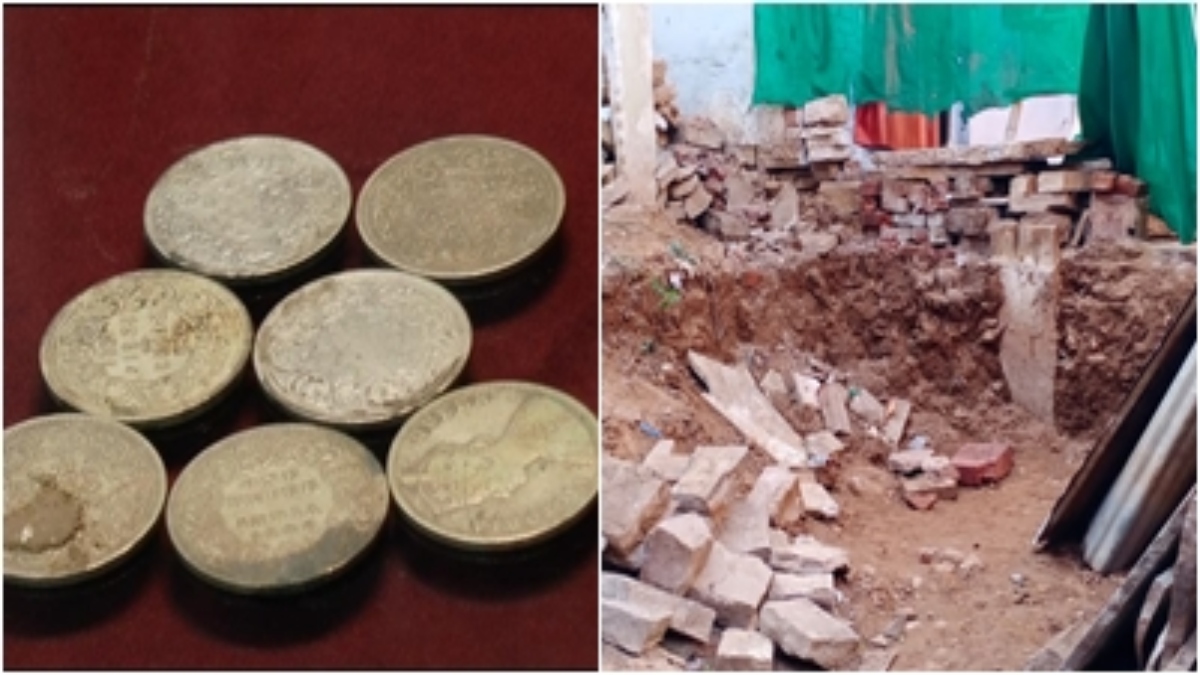 जमीन ने उगला खजाना: खुदाई के दौरान निकले चांदी के सिक्के, बात फैली तो लूटने की मची होड़