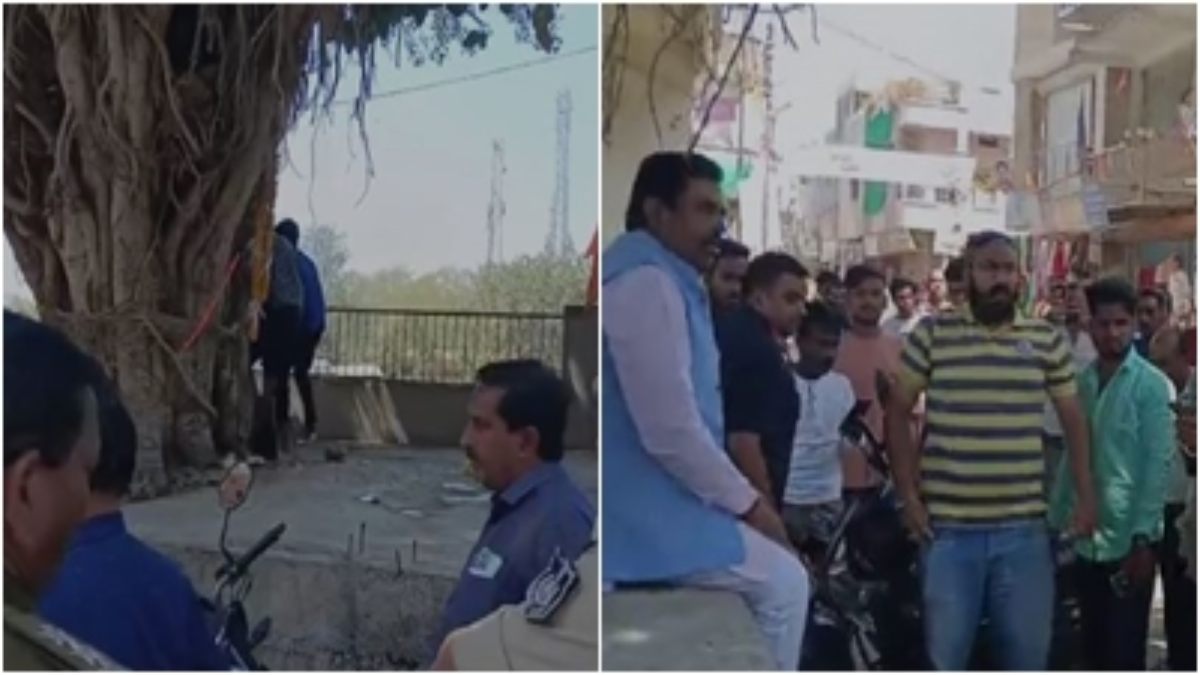 स्थापित शिवलिंग को पुलिसकर्मियों ने हटाया: हिंदू संगठन के साथ विधायक ने भी खोला मोर्चा, लगाए गंभीर आरोप 