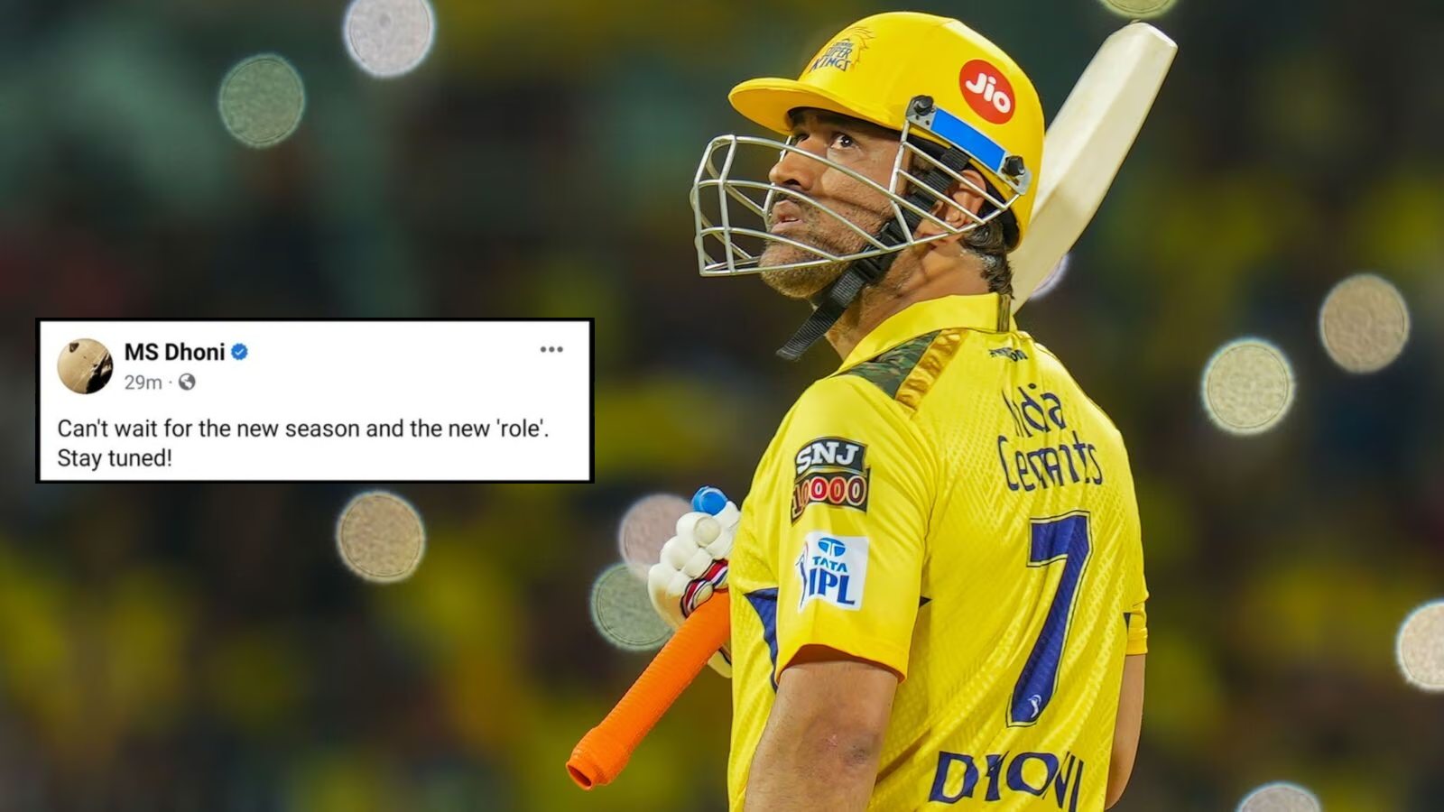 IPL 2024: क्या CSK में बदल जाएगा MS DHONI का रोल? Captain की Facebook पोस्ट ने बढ़ाई फैंस की धड़कनें, लिखा- ”नए सीजन और नई ‘भूमिका’ के…’