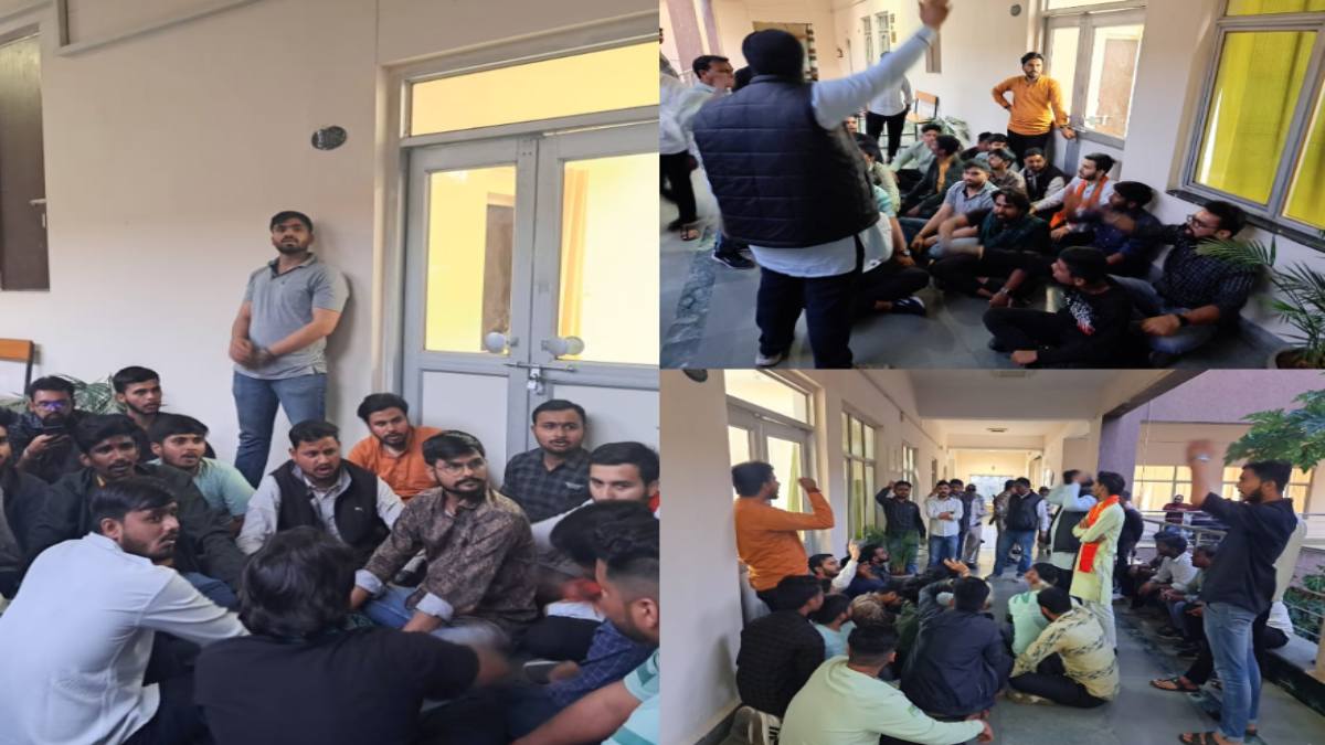 RGPV के कुलपति को हटाने की तैयारी: ABVP ने विश्वविद्यालय के कर्मचारियों को बनाया बंधक, करोड़ों के घोटाले का आरोप, छात्रों से मिलने पहुंचे उच्च शिक्षा मंत्री