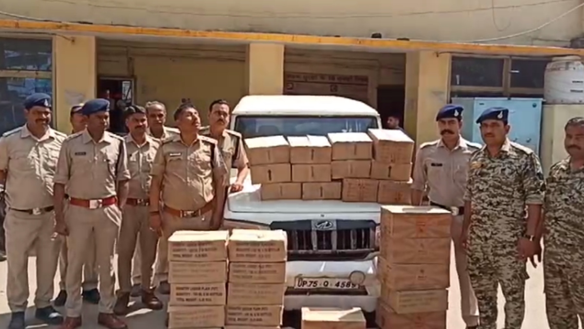 अवैध शराब के खिलाफ बड़ी कार्रवाई: पुलिस ने वाहन समेत 33 पेटी शराब की जब्त, एक आरोपी गिरफ्तार    