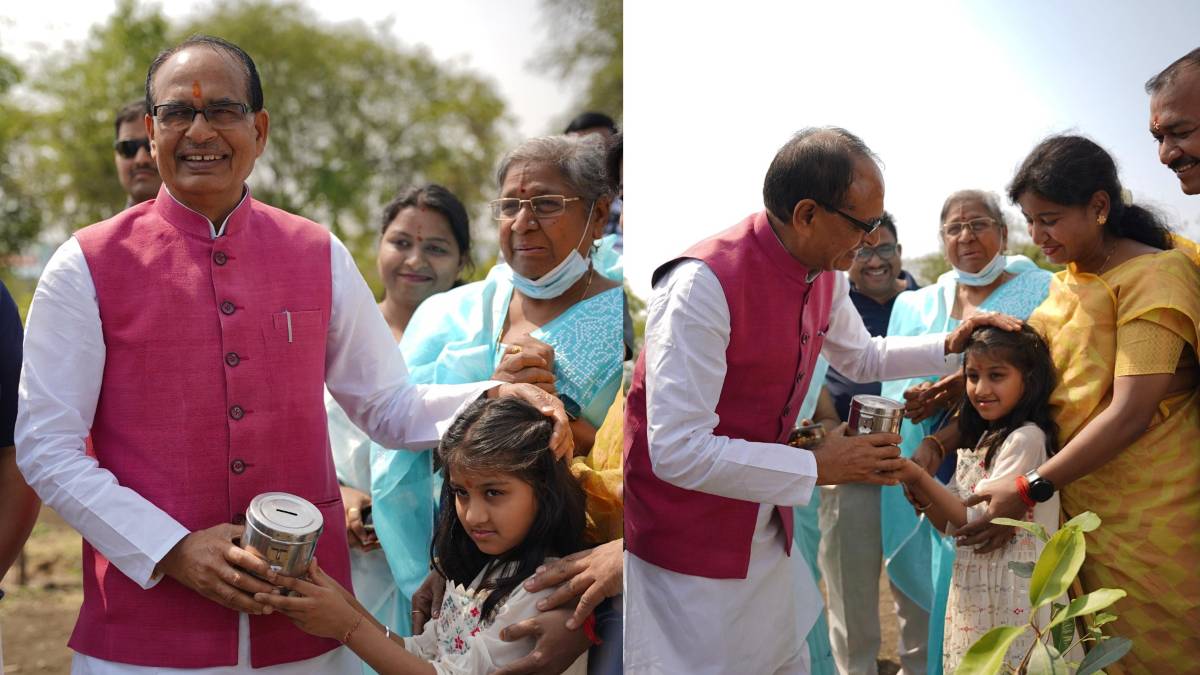 भांजी का चुनावी गिफ्ट: ‘मामा’ को चुनाव लड़ने के लिए बच्ची ने दिया अपना गुल्लक, शिवराज बोले- देवी का आशीर्वाद
