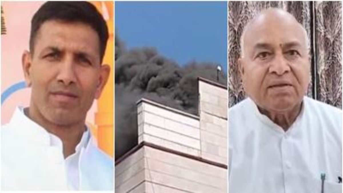 वल्लभ भवन में अग्निकांड: कांग्रेस ने सरकार को घेरा, PCC चीफ बोले- BJP जला रही करप्शन की फाइल, पूर्व नेता प्रतिपक्ष ने कहा- जब चुनाव आते हैं तब लगवाई जाती है आग