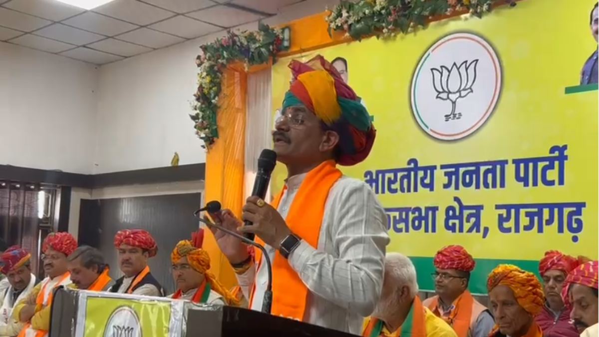 Rajgarh News: बीजेपी प्रदेश अध्यक्ष वीडी शर्मा पहुंचे राजगढ़, कार्यकर्ताओं को दिया जीत का मंत्र
