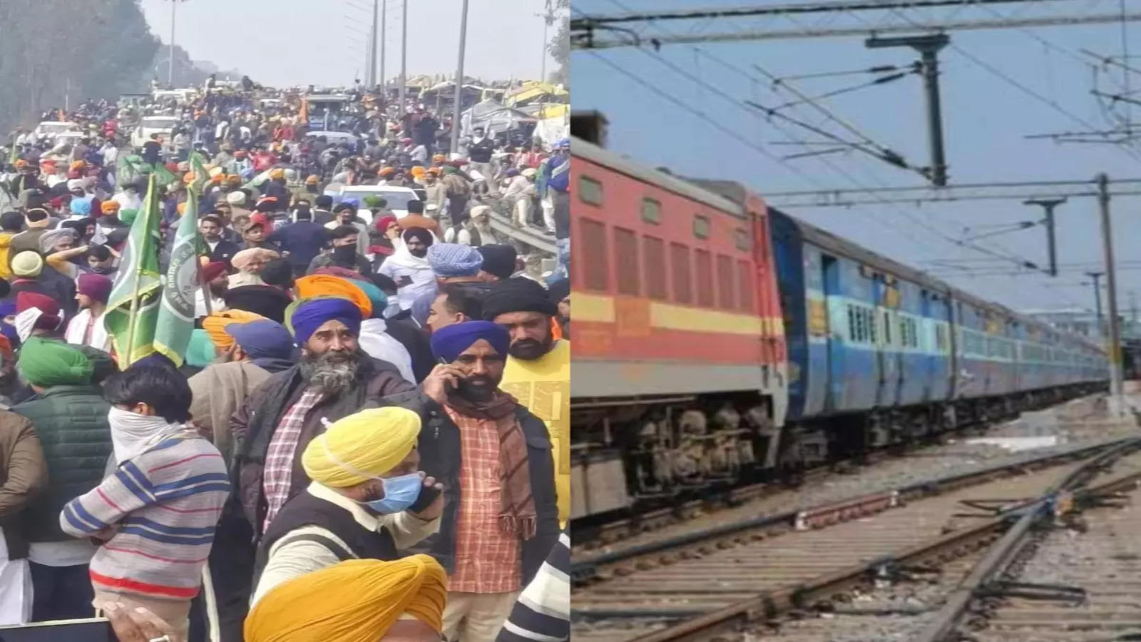 कल थमेंगे ट्रेन के पहिए, किसान फिर से रोकेंगे ट्रेन