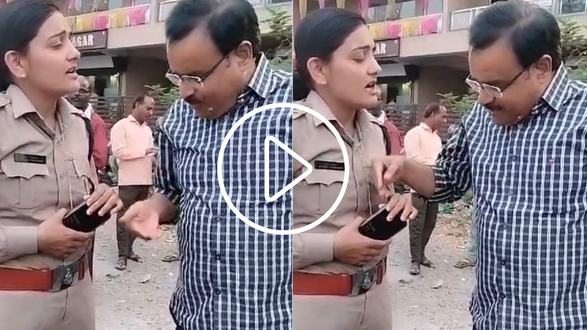 ‘न हूटर हटेगा-न चालान कटवाऊंगा’: कारोबारी ने महिला SI से की अभद्रता, कहा- SP को बता दो मेरी गाड़ी का नंबर, Video Viral