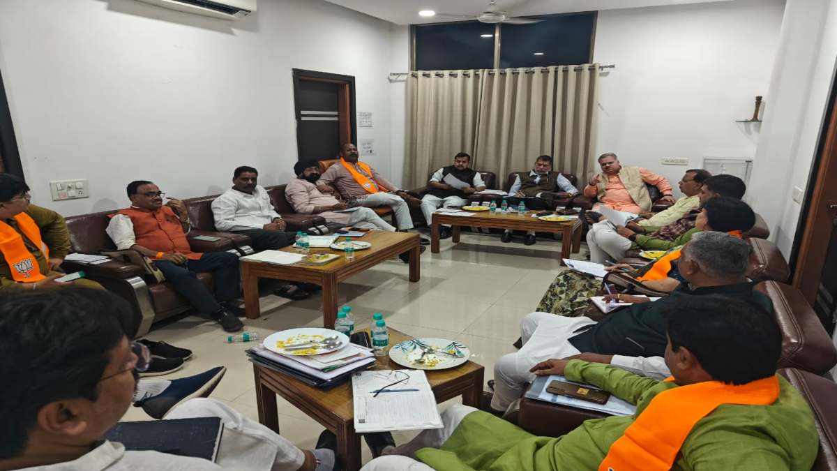 भाजपा की विभिन्न समितियों की मैराथन बैठक में लोकसभा चुनाव पर बनी रणनीति, छत्तीसगढ़ की 11 सीटों पर जीत के लिए विस्तार से चर्चा