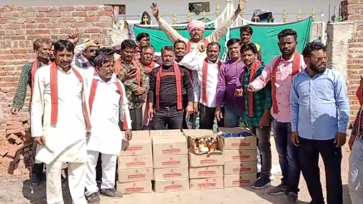 अवैध शराब पर पुलिस की कार्रवाई: घर से भारी मात्रा में मदिरा जब्त, मचा हड़कंप