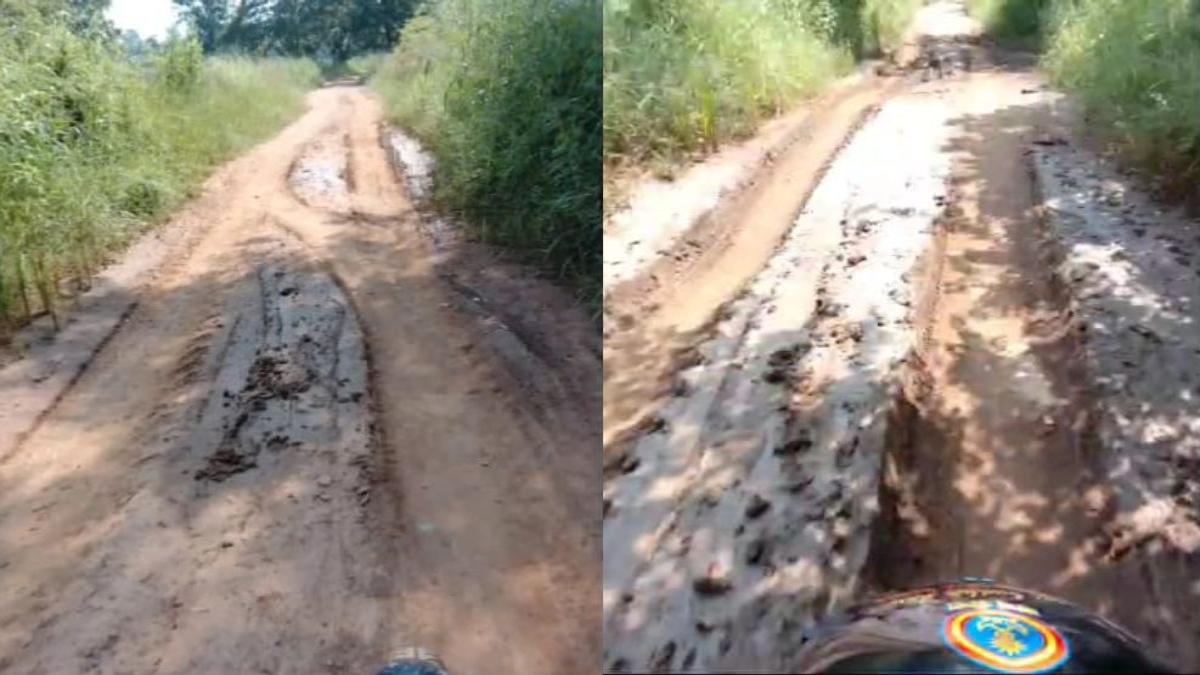 सड़क नहीं बनने पर फूटा ग्रामीणों का गुस्सा, लोकसभा चुनाव के बहिष्कार का किया ऐलान