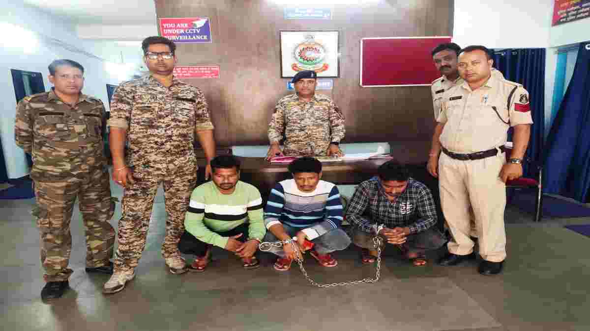 CG NEWS : 110 नग एलपीजी सिलेंडर चोरी मामले में ओड़िशा के तीन आरोपी गिरफ्तार