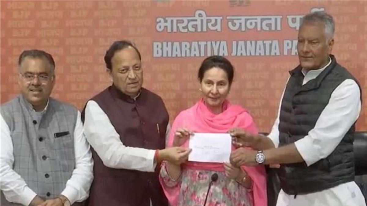 पंजाब में कांग्रेस को लगा झटका, सांसद परनीत कौर भाजपा में हुईं शामिल…