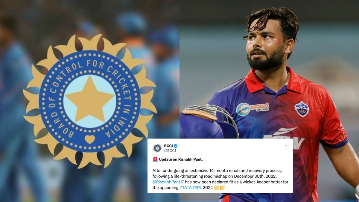 दिल्ली कैपिटल्स को मिली बड़ी खुशखबरी, IPL 2024 में खेलते नजर आएंगे Rishabh Pant, BCCI ने दी क्लीन चिट