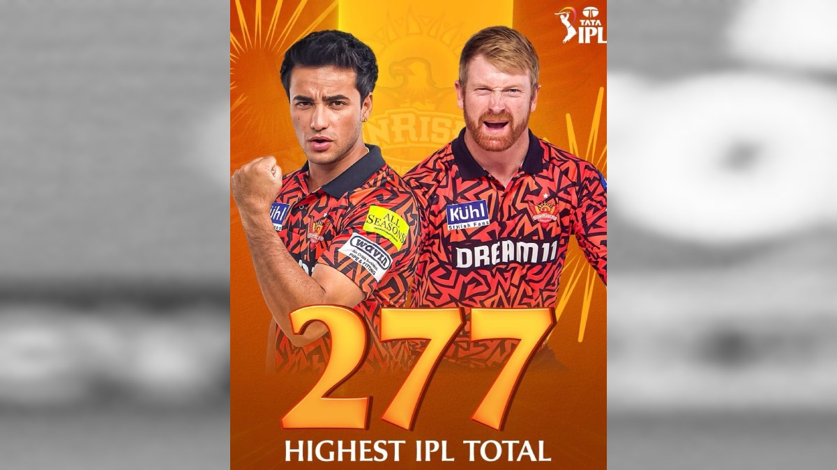 SRH vs MI, IPL 2024: सनराइजर्स हैदराबाद ने बनाया आईपीएल के इतिहास का सबसे बड़ा स्कोर, मुंबई को दिया 278 रन का टारगेट