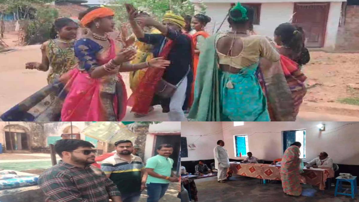 MP में दूसरे चरण के लिए वोटिंग जारी: कहीं गर्मी से कम हुआ मतदान, तो कहीं तेज धूप में दिखा उत्साह, आदिवासी युवतियों ने पारंपारिक नृत्य कर की वोट की अपील