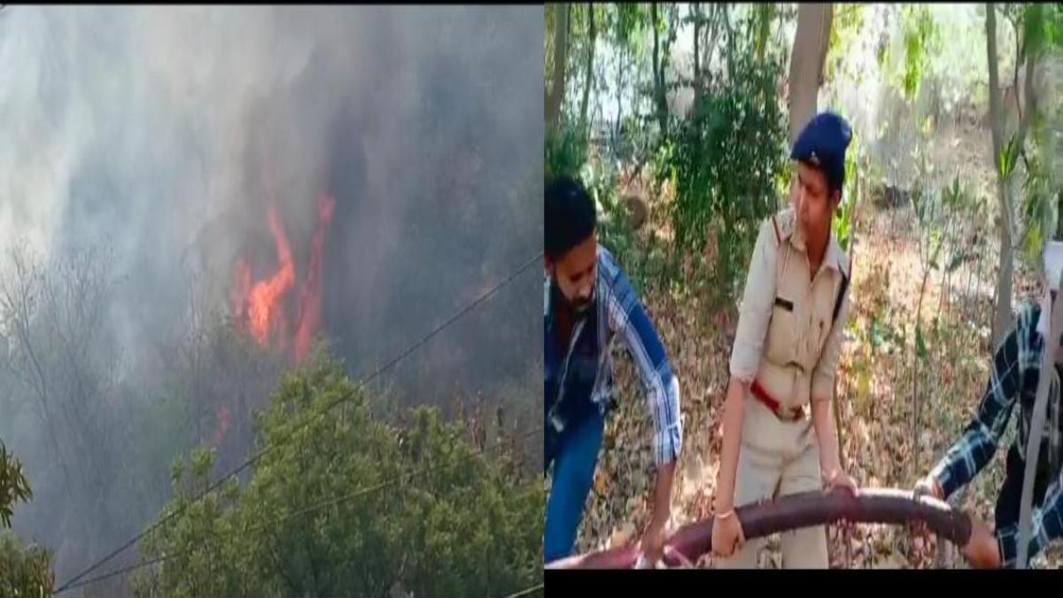 जैन तीर्थ स्थल में लगी भीषण आग: फायर ब्रिगेड ने संभाला मोर्चा, घंटों की मशक्कत के बाद आग पर पाया काबू