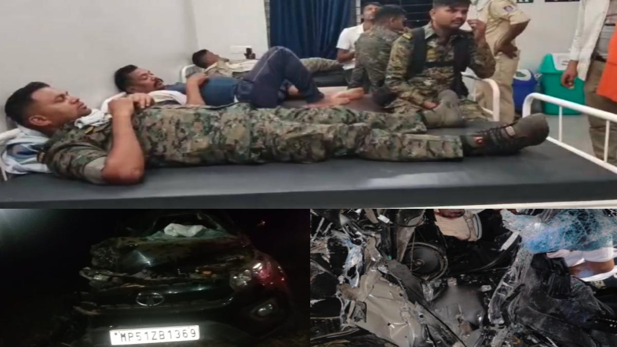 एक ही परिवार के तीन लोगों की मौत: सेना की बस और कार में भिड़ंत, 20 से अधिक SF जवान घायल