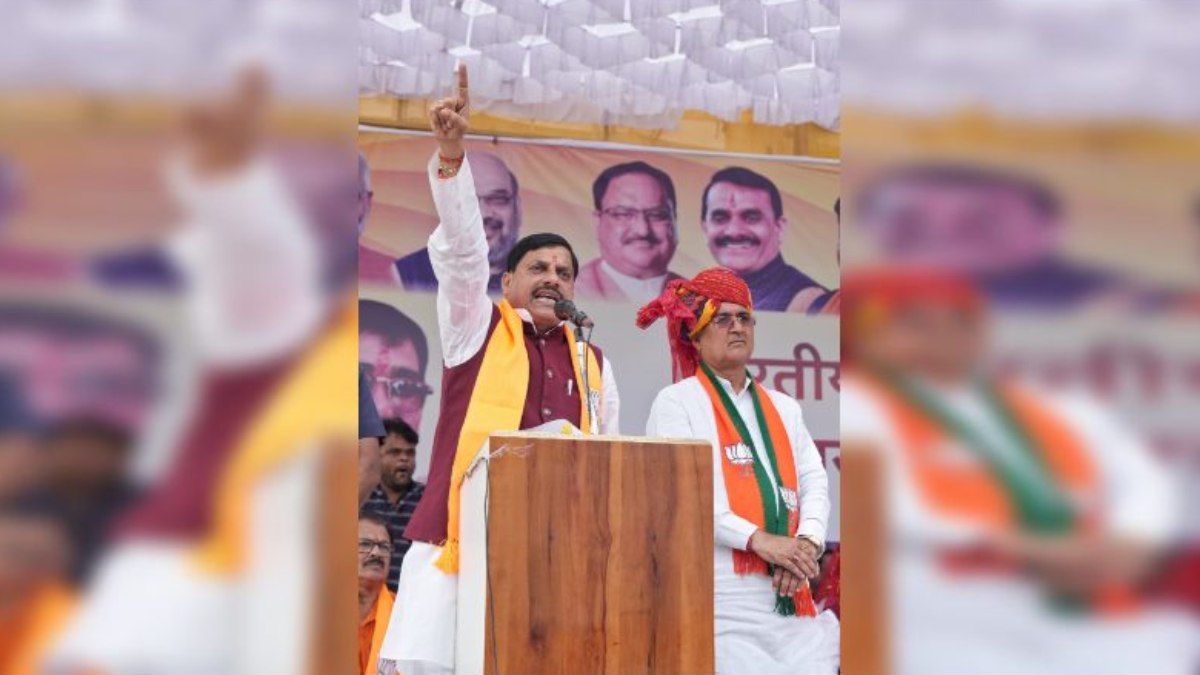 CM माेहन ने कांग्रेसियों को बताया बेशर्म, कहा- वोट बैंक के लिए लेते हैं धर्म का सहारा