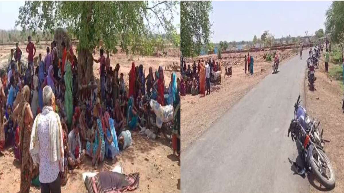 पिकअप ने बाइक सवार को मारी टक्कर: पत्नी की मौत पति गंभीर घायल, समय पर नहीं पहुंची एंबुलेंस