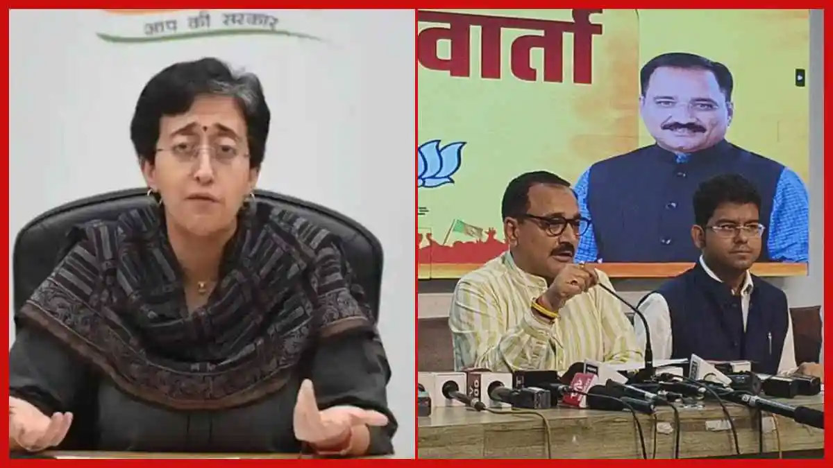 भाजपा ने आतिशी को भेजा मानहानि नोटिस